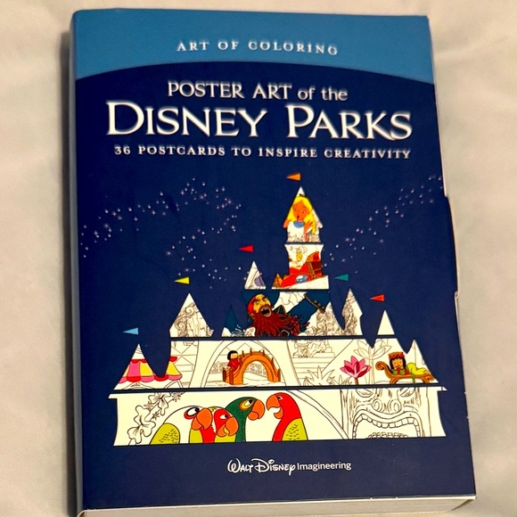 Disney Other - 🆕 NWOT Disney D23 Poster Art of the Disney Parks Coloring